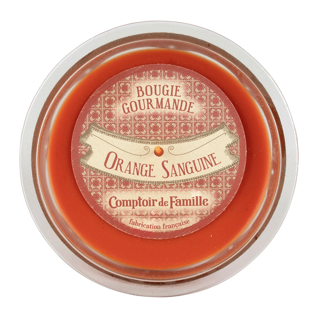 Comptoir De Famille Bougie Senteur Orange Sanguine En Verre, Paraffine 3 Comptoir De Famille Bougie Senteur Orange Sanguine En Verre, Paraffine – Image 3