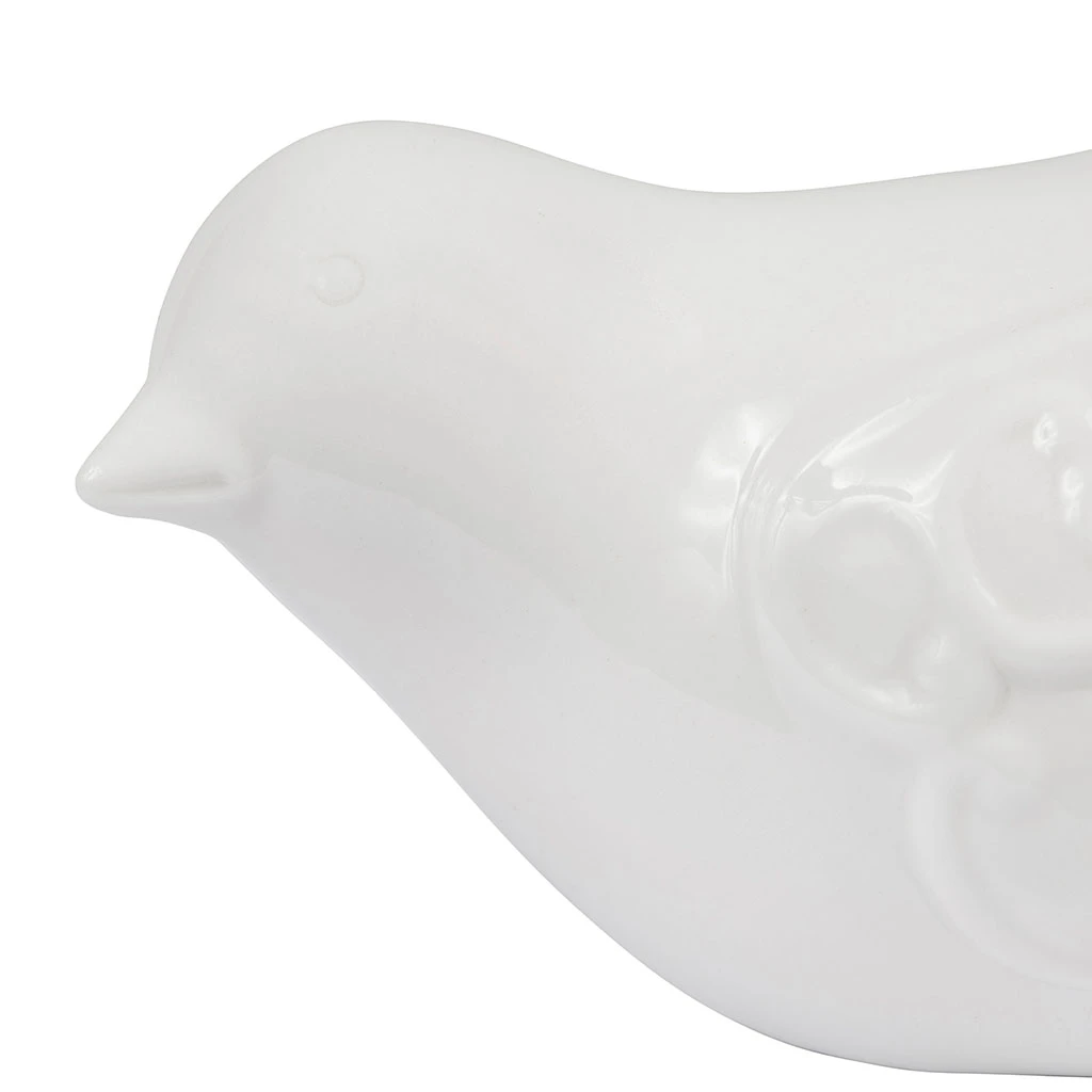 Comptoir De Famille Deco Moineau X2 Campagne Blanc 2 Comptoir De Famille Deco Moineau X2 Campagne Blanc – Image 2