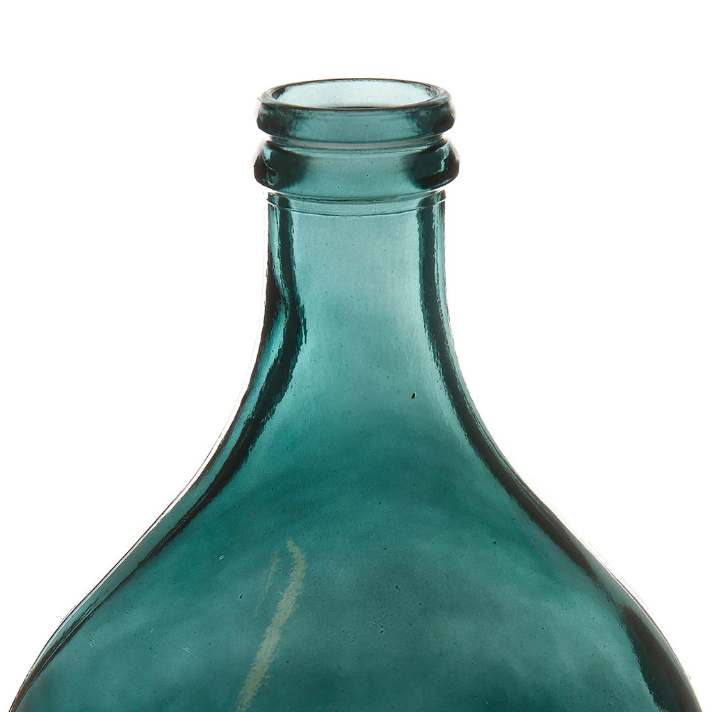 Côté Table Vase Dame-jeanne Chai Emeraude D29xh43cm Verre Recyclé 3 Côté Table Vase Dame-jeanne Chai Emeraude D29xh43cm Verre Recyclé – Image 3