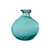 Côté Table Vase Gali Turquoise D16xh18cm Verre Recyclé