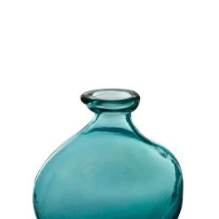 Côté Table Vase Gali Turquoise D16xh18cm Verre Recyclé -SEMA DESIGN Boutique 37491 DET01 WEB