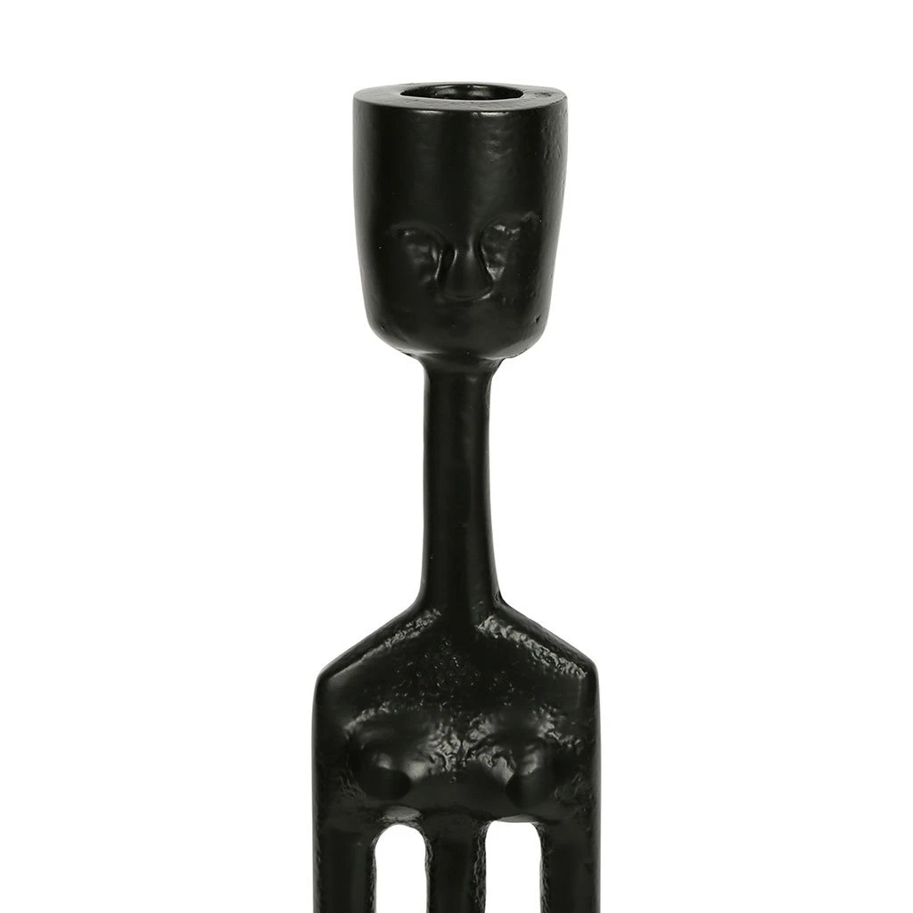 Côté Table Bougeoir Noir Mat H40cm - Archibeld 3 Côté Table Bougeoir Noir Mat H40cm - Archibeld – Image 3