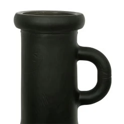 Côté Table Vase Bouteille Noir Mat En Verre Recyclé H77cm -linol 5 Côté Table Vase Bouteille Noir Mat En Verre Recyclé H77cm -linol -SEMA DESIGN Boutique 38405 DET01 WEB