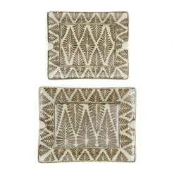 Côté Table Cendrier En Porcelaine Brun - Chin