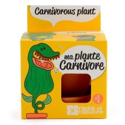 Radis Et Capucine Pot D8cm Avec Coupelle Plantes Carnivores