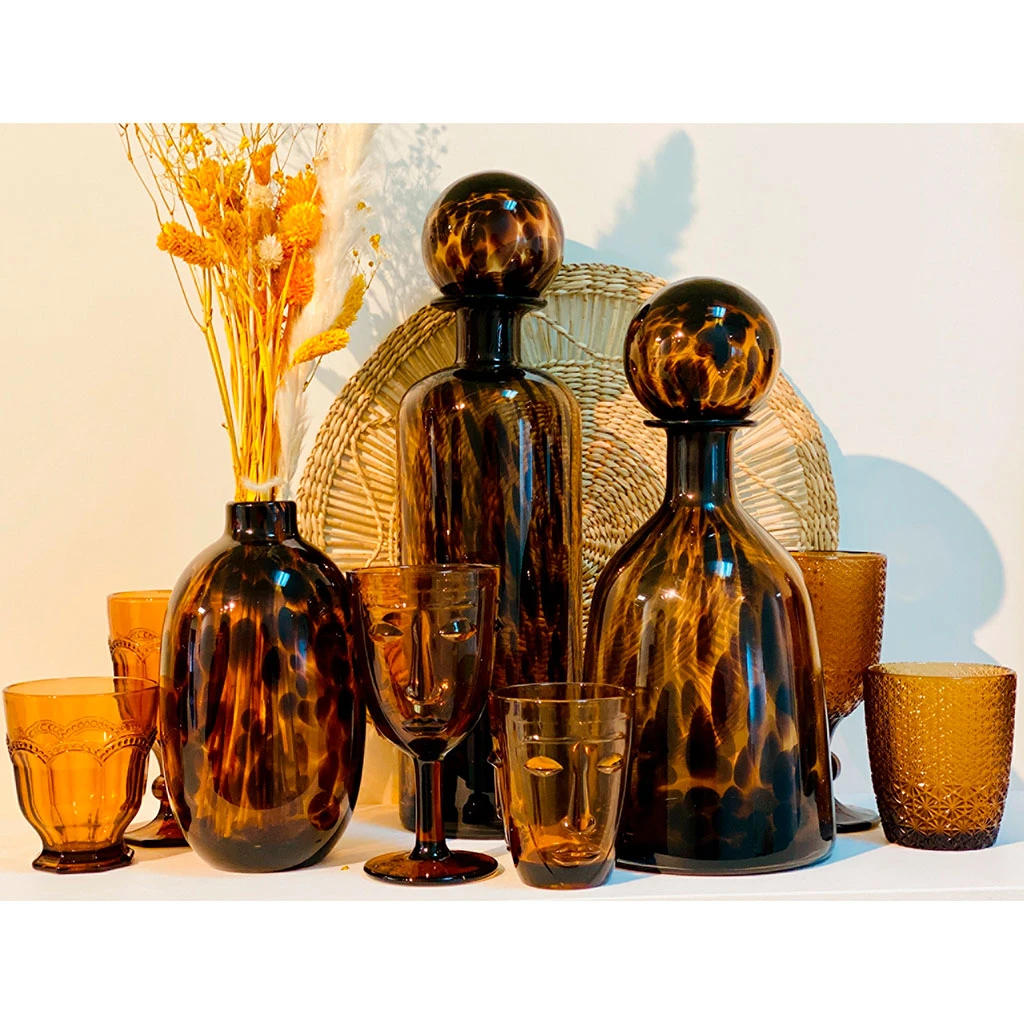 Opjet Vase Alan Ambre H15cm 3 Opjet Vase Alan Ambre H15cm – Image 3