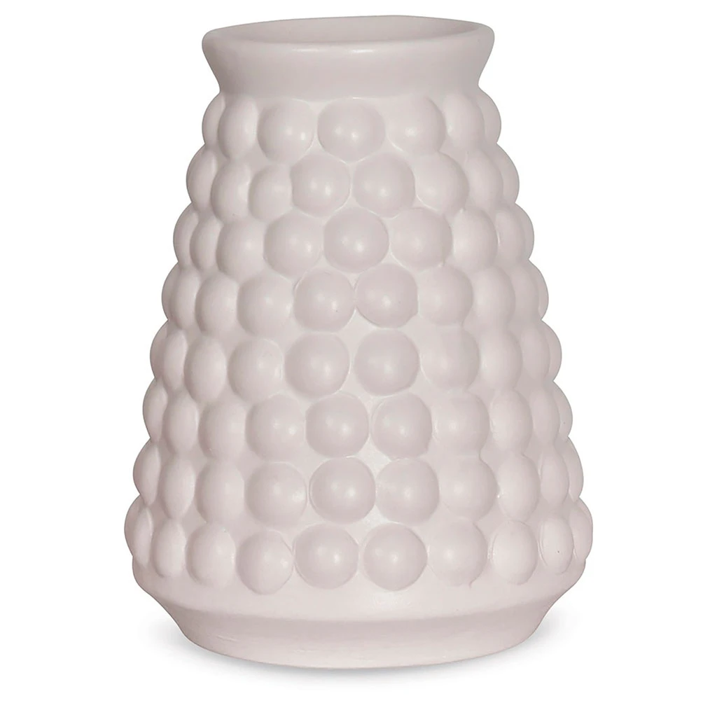 Opjet Vase Ceramique Point Blanc D10.1xh13cm 1 Opjet Vase Ceramique Point Blanc D10.1xh13cm