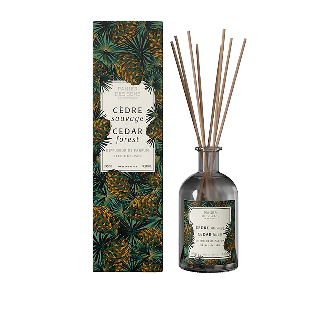 Panier Des Sens Diffuseur De Parfum Ambiance - Cedre Sauvage 245ml 1 Panier Des Sens Diffuseur De Parfum Ambiance - Cedre Sauvage 245ml