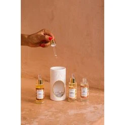 Chabi Chic Bruleur De Parfum Or Pochon H11.5cm - Zwak Empreinte