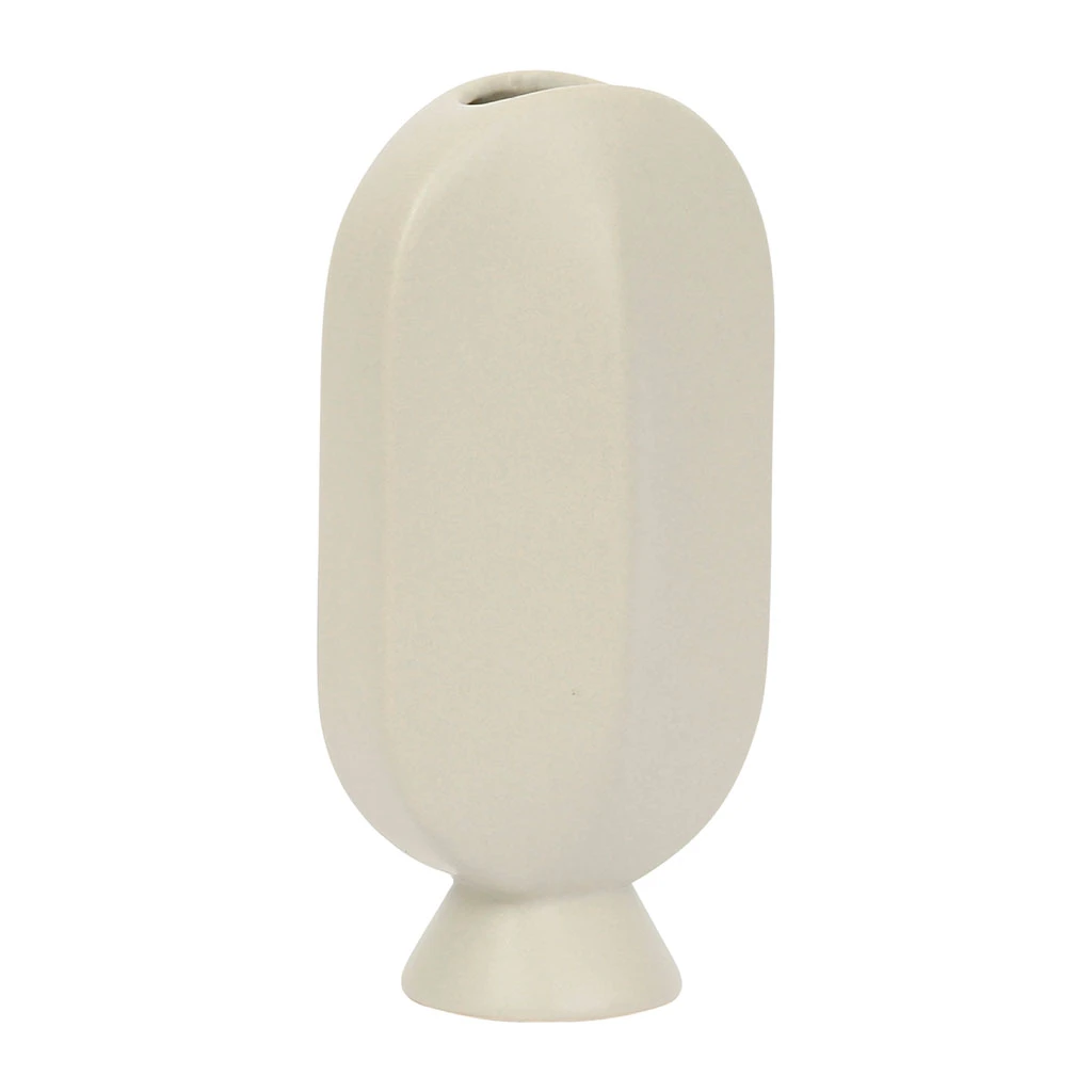 SEMA DESIGN Vase Face Grege 9x5.5xh17.5cm Gres 1 SEMA DESIGN Vase Face Grege 9x5.5xh17.5cm Gres