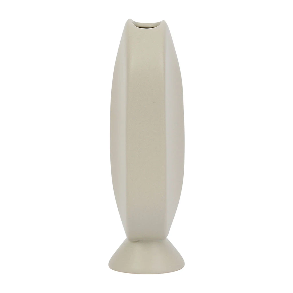 SEMA DESIGN Vase Face Grege 9x5.5xh17.5cm Gres 3 SEMA DESIGN Vase Face Grege 9x5.5xh17.5cm Gres – Image 3